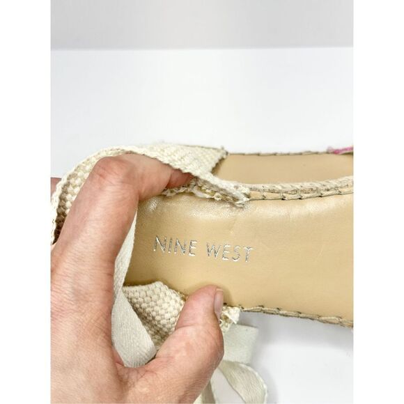 Nine West Mage Meow Bandana Espadrille Flat Sandal Tie Dye Size 5 - Picture 8 of 10